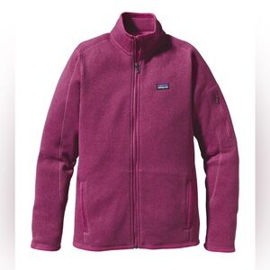 Patagonia Women's Better Sweater Jacket in a magenta/pink